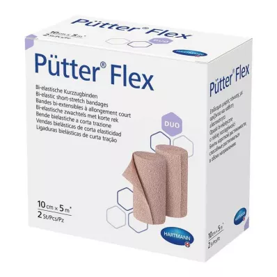 PÜTTER Flex Duo Binde 10 cmx5 m, 2 St