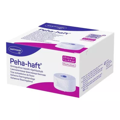 PEHA-HAFT Fixierbinde latexfrei 2,5 cmx4 m, 8 St PEHA-HAFT Fixierbinde latexfrei 2,5 cmx4 m, 8 St