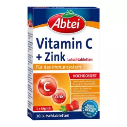 ABTEI Vitamin C plus Zink Lutschtabletten, 30 St