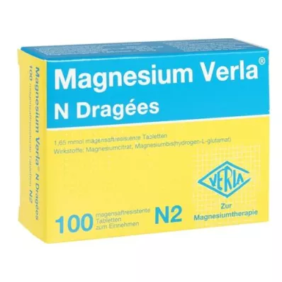 MAGNESIUM VERLA N Dragees, 100 St