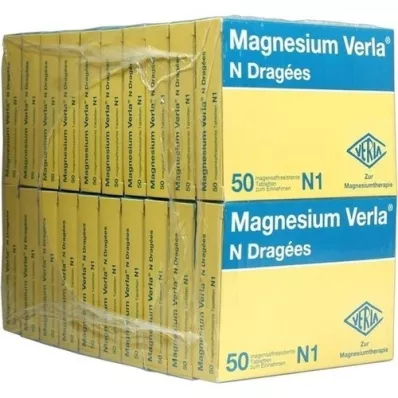 MAGNESIUM VERLA N Dragees, 20X50 St