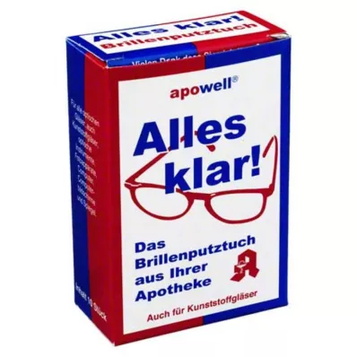 BRILLENPUTZTÜCHER Alles Klar, 10 St BRILLENPUTZTÜCHER Alles Klar, 10 St