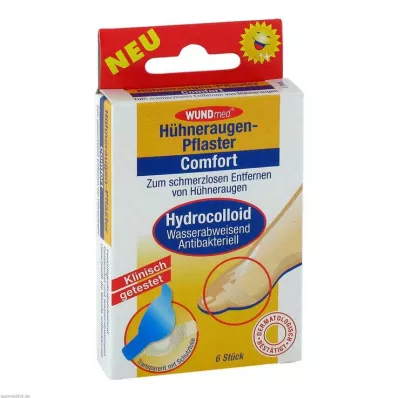 HÜHNERAUGENPFLASTER Comfort hydrocolloid, 6 St