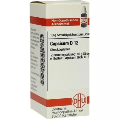 CAPSICUM D 12 Globuli, 10 g