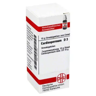 CARDIOSPERMUM D 3 Globuli, 10 g