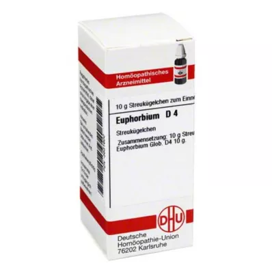 EUPHORBIUM D 4 Globuli, 10 g EUPHORBIUM D 4 Globuli, 10 g