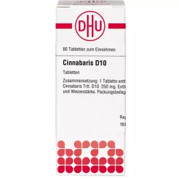 CINNABARIS D 10 Tabletten, 80 St