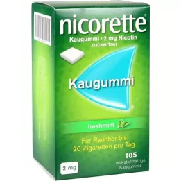 NICORETTE 2 mg freshmint Kaugummi, 105 St