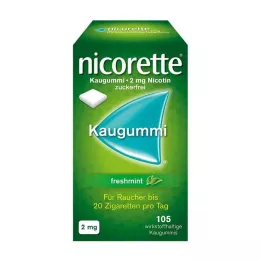 NICORETTE 2 mg freshmint Kaugummi, 105 St