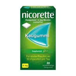 NICORETTE 4 mg freshmint Kaugummi, 30 St