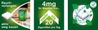 Instructions for use for nicorette® Kaugummi freshmint, 4 mg Nikotin, 30 St - 2