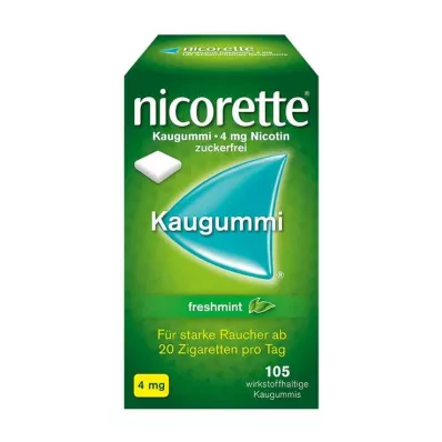 NICORETTE 4 mg freshmint Kaugummi, 105 St NICORETTE 4 mg freshmint Kaugummi, 105 St