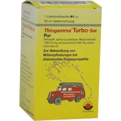 THIOGAMMA Turbo Set Pur Injektionsflaschen, 50 ml