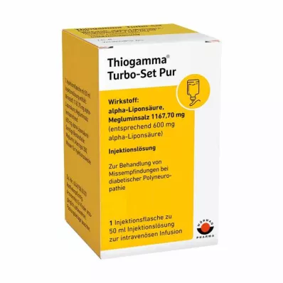 THIOGAMMA Turbo Set Pur Injektionsflaschen, 50 ml