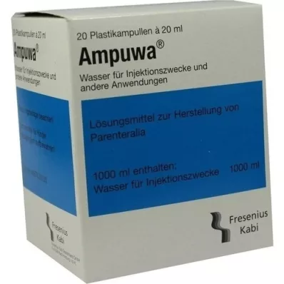 AMPUWA Plastikampullen Injektions-/Infusionslsg., 20X20 ml