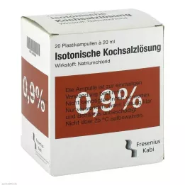 KOCHSALZLÖSUNG 0,9% Plastikamp.Fresenius, 20X20 ml