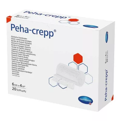 PEHA CREPP Fixierbinde 6 cmx4 m, 20 St