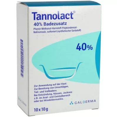 TANNOLACT Badezusatz, 10X10 g