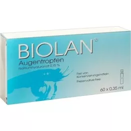 BIOLAN Augentropfen Einzeldosispipetten, 60X0.35 ml