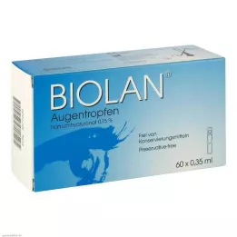 BIOLAN Augentropfen Einzeldosispipetten, 60X0.35 ml