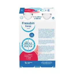 FRESUBIN ENERGY DRINK Erdbeere Trinkflasche 6X4X200 ml