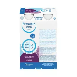 FRESUBIN ENERGY DRINK Waldfrucht Trinkflasche, 4X200 ml