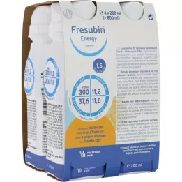 FRESUBIN ENERGY DRINK Multifrucht Trinkflasche, 4X200 ml