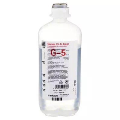GLUCOSE 5% B.Braun Ecoflac Plus, 500 ml