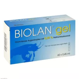 BIOLAN Gel Augentropfen, 60X0.45 ml