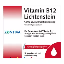 VITAMIN B12 1.000 μg Lichtenstein Ampullen, 5X1 ml