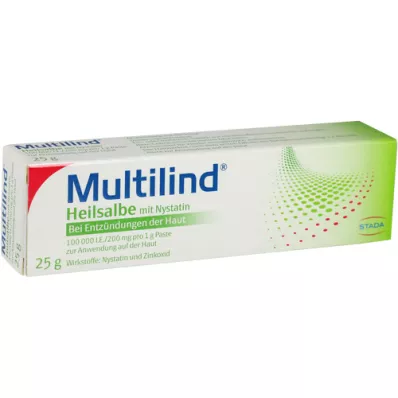 MULTILIND Heilsalbe m.Nystatin u.Zinkoxid, 25 g