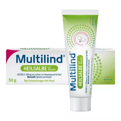 MULTILIND Heilsalbe m.Nystatin u.Zinkoxid, 50 g