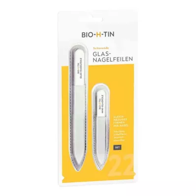 BIO-H-TIN Glas Nagelfeile Set, 1 St
