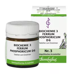 BIOCHEMIE 3 Ferrum phosphoricum D 6 Tabletten, 80 St