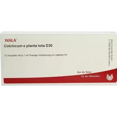 COLCHICUM E planta tota D 30 Ampullen, 10X1 ml