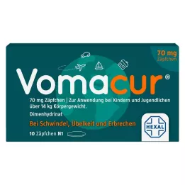 VOMACUR 70 Suppositorien, 10 St