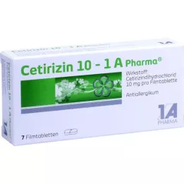 CETIRIZIN 10-1A Pharma Filmtabletten, 7 St