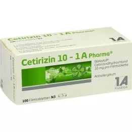 CETIRIZIN 10-1A Pharma Filmtabletten, 100 St