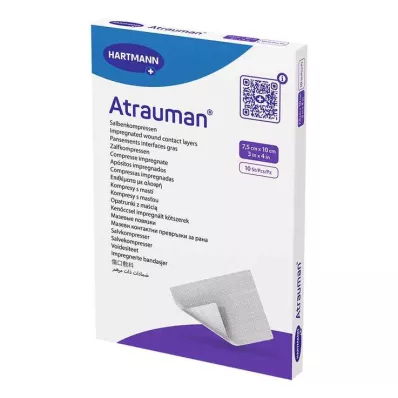 ATRAUMAN 7,5x10 cm steril Kompressen, 10 St