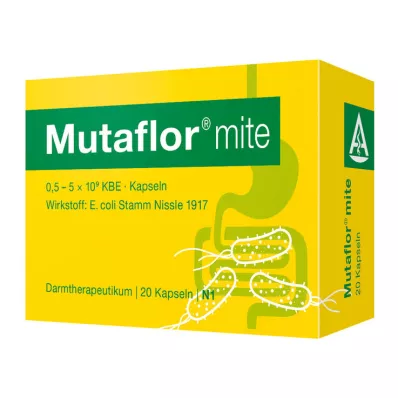 MUTAFLOR mite magensaftresistente Hartkapseln, 20 St
