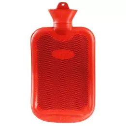 WÄRMFLASCHE Gummi 2 l Doppellamelle, 1 St