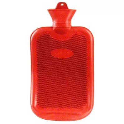 WÄRMFLASCHE Gummi 2 l Doppellamelle, 1 St