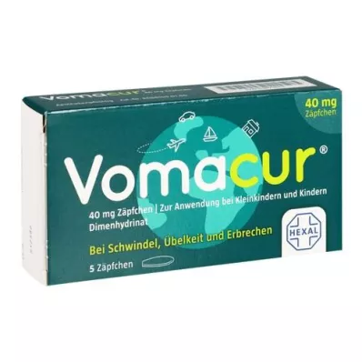 VOMACUR 40 Suppositorien, 5 St