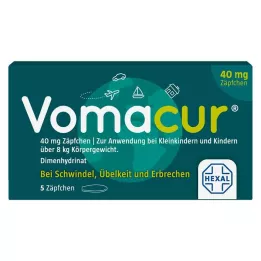 VOMACUR 40 Suppositorien, 5 St