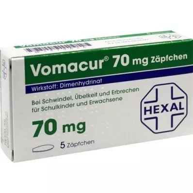 VOMACUR 70 Suppositorien, 5 St