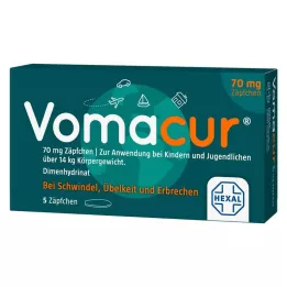 VOMACUR 70 Suppositorien, 5 St