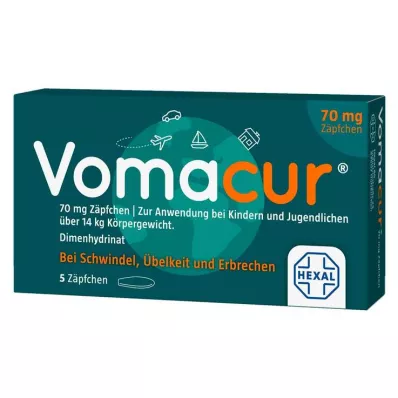 VOMACUR 70 Suppositorien, 5 St