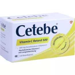 CETEBE Vitamin C Retardkapseln 500 mg, 60 St