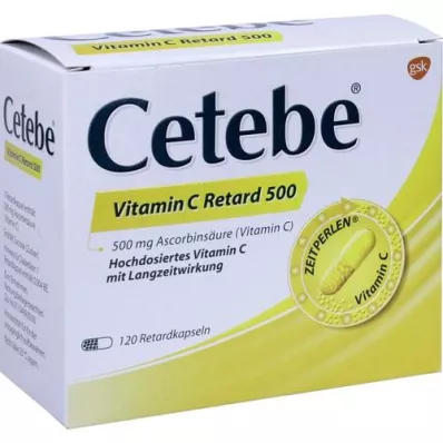 CETEBE Vitamin C Retardkapseln 500 mg, 120 St