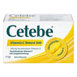 CETEBE Vitamin C Retardkapseln 500 mg, 120 St